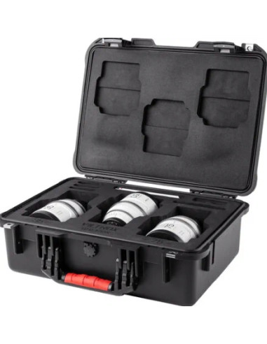 Full Frame Set of Lenses Epic Series 35 + 50 + 75mm Sony and Mount T2.0 1.33x, with suitcase