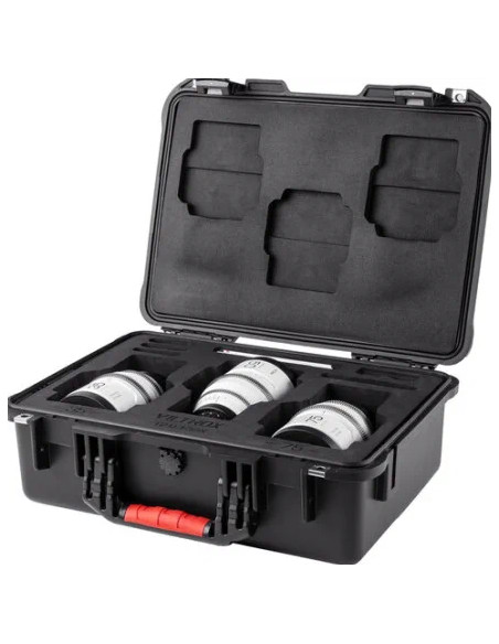 Full Frame Set of Lenses Epic Series 35 + 50 + 75mm Sony and Mount T2.0 1.33x, with suitcase