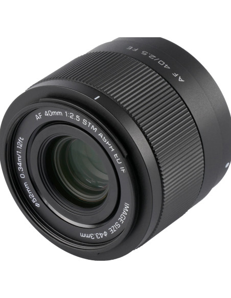 AF 40mm f / 2.5 STM and IF Sony E-mount