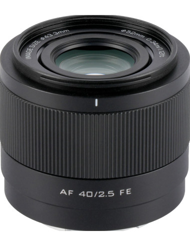 AF 40mm f / 2.5 STM and IF Sony E-mount