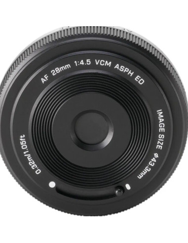 AF 28mm f / 4.5 vcm asph and fe sony e-mount