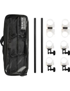 Kit 2 bars with clamp for pavotubes - 395mm 2