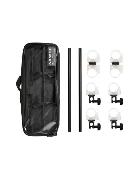 Kit 2 bars with clamp for pavotubes - 395mm