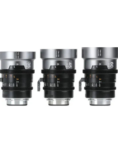 IRONSTAR SET / 1.9 1.5X ANAMORPHIC FULL FRAME CINE (35mm, 45mm, 60mm) Blue Flare EF / PL