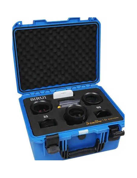 Set IronStar T / 1.9 1.5x Anamorphic Full Frame Cine (35mm, 45mm, 60mm) Neutral Flare EF / PL
