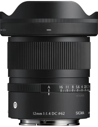 Contemporary 12mm F1.4 DC MILC Ultra-Large Black Lens