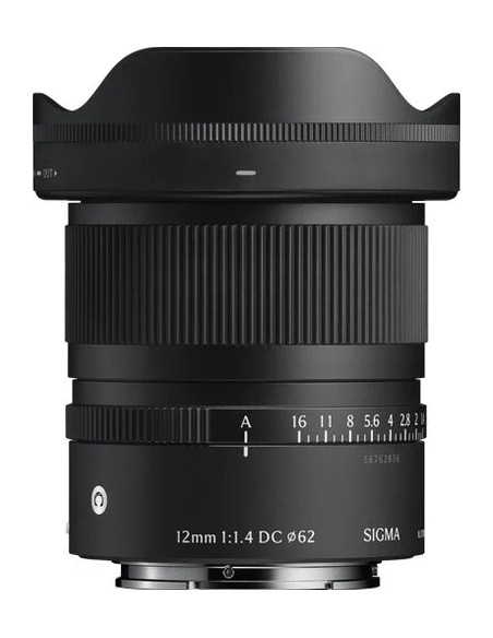 Contemporary 12mm F1.4 DC MILC Ultra-Large Black Lens