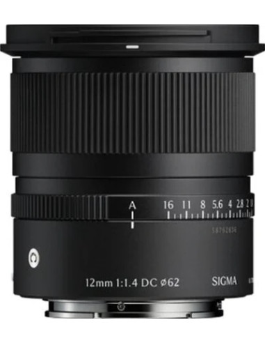 Contemporary 12mm F1.4 DC MILC Ultra-Large Black Lens