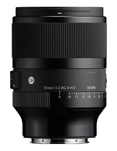 35mm F1.2 DG II Art, Sony-and Milc Black standard objectives
