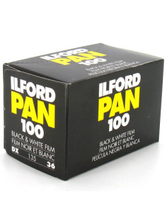 White and black roll Pan 100 35mm 36 photos