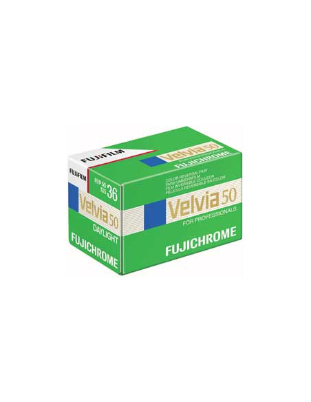 Fujichrome Velvia 50 color film for 36 poses