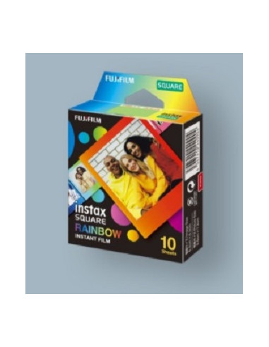 Instant Film for Instax Square SQ10 / SQ6 / SQ1 Rainbow 10 Piece (s) 86 x 72 mm