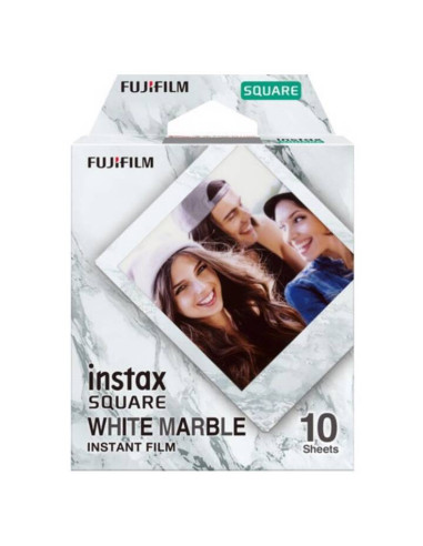 SQUARE 'WHITE MARBLE' FILM FOR SNOTHING 10 PIECE (I) 76.2 x 50.8 mm