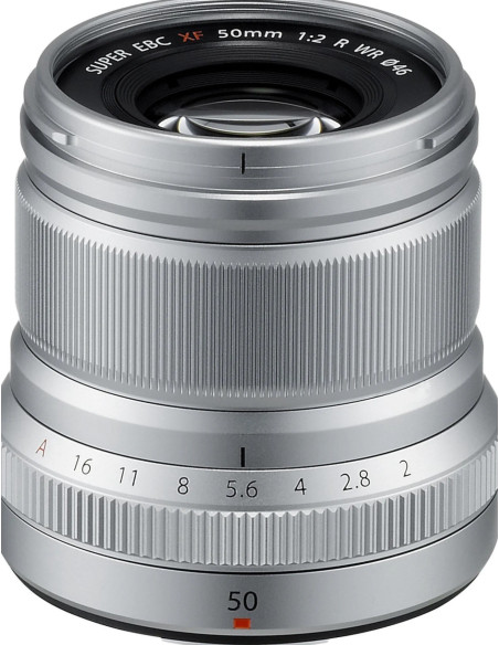 XF 50mm f / 2.0 WR R Fujinon Silver