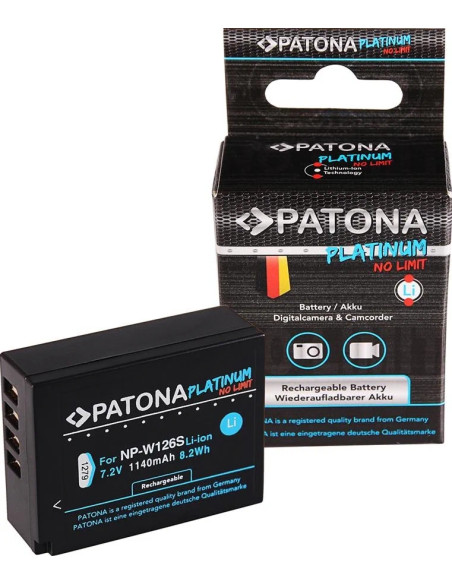 NP-W126S Platinum 7.2 V 1140mAh