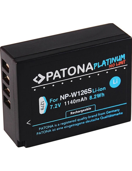 NP-W126S Platinum 7.2 V 1140mAh