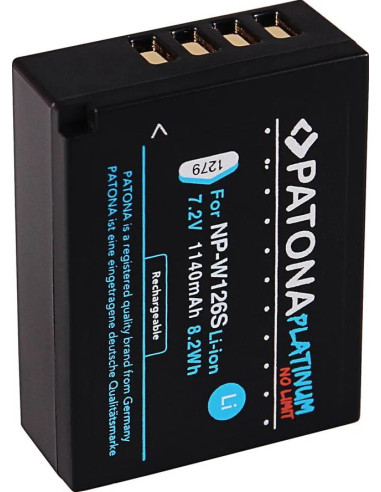 NP-W126S Platinum 7.2 V 1140mAh