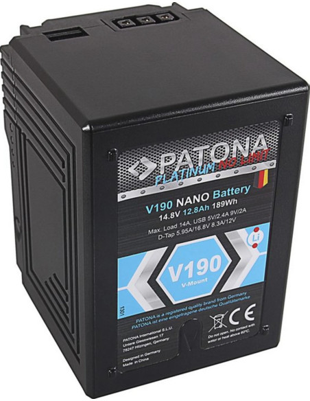 Platinum Nano V-190 V-Mount 189WH battery