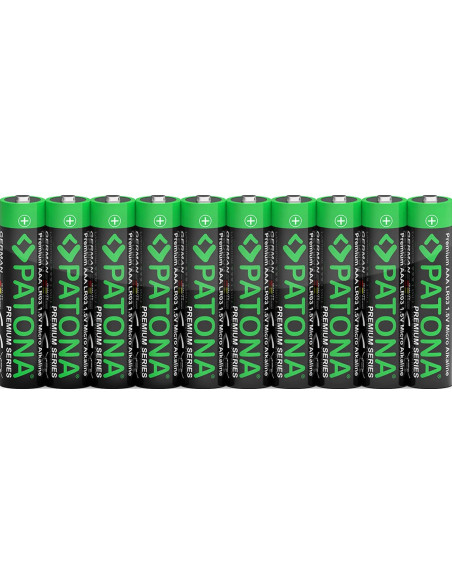 Premium 10 Pieces Alkaline AAA Micro LR03 Battery