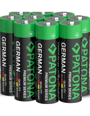 Premium 10 Pieces Alkaline AA Mignon LR06 Battery