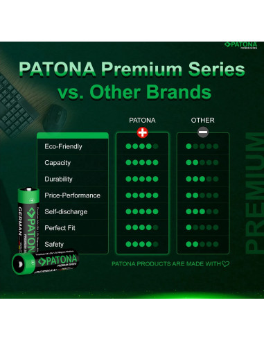 Premium 10 Pieces Alkaline AA Mignon LR06 Battery