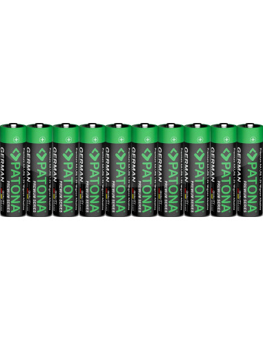 Premium 10 Pieces Alkaline AA Mignon LR06 Battery