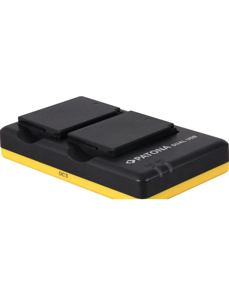 Dual USB charger for Canon EOS-1100D