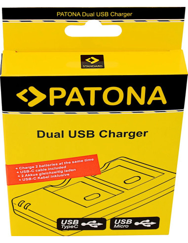 Double battery charger for Canon LP-E8