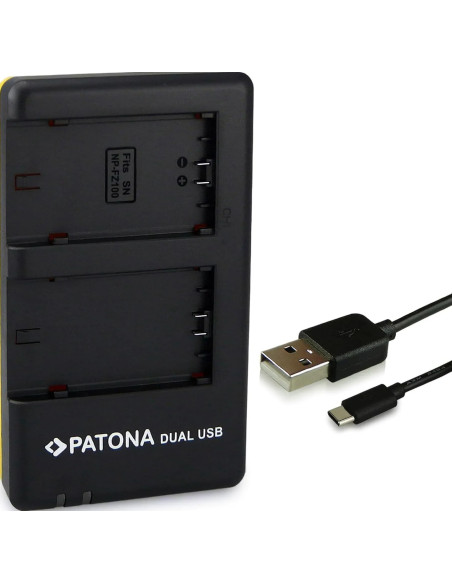 Dual USB charger for Sony NP-FZ100