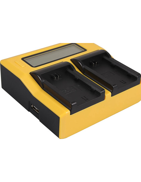 Dual LCD charger for NP-W235