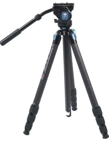 SIRUI Carbon tripod st-224 + video head VH-10