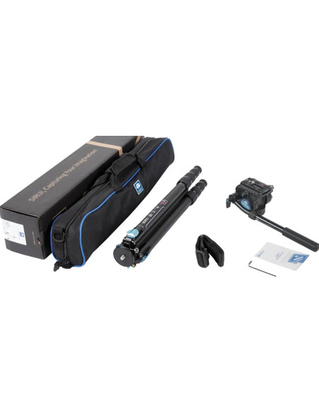 SIRUI Carbon tripod st-224 + video head VH-10