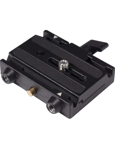 Adapter with quick release sliding plate