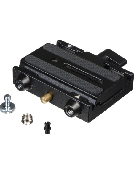 Adapter with quick release sliding plate