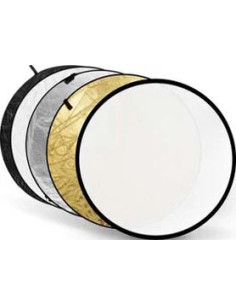 Reflector 5 in 1 gold, silver, black, white, transparent - 60cm