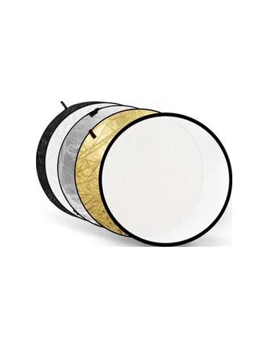 Reflector 5 in 1 gold, silver, black, white, transparent - 60cm