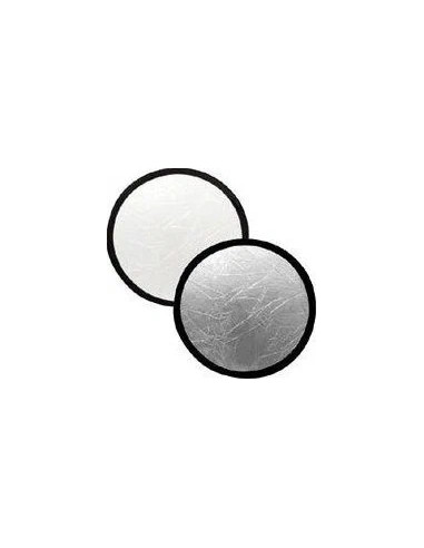 50 cm white circular reflective panels - silver