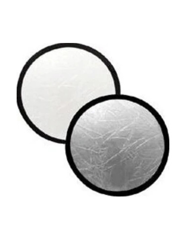 50 cm white circular reflective panels - silver