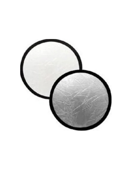 50 cm white circular reflective panels - silver