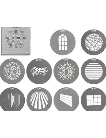 Gobo set for NL Set1 10pc projector