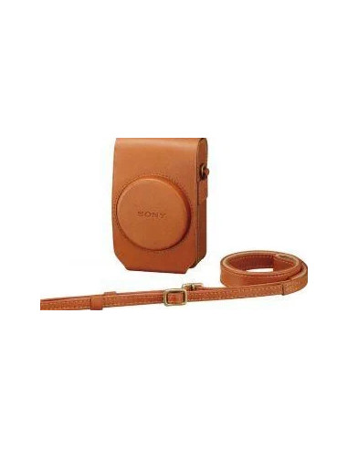 LCS-RXG Soft leather case for brown RX100 series cameras