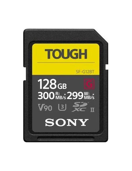 128GB SDXC Tough UHS II U3 R300MB / S W299MB / S 4K V90 IPX68