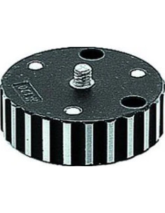 3/8 '' female head adapter on 3/8 'tripod'