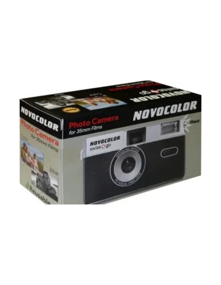 SWISS-GO Photo Camera Novocolor 35mm Ananlogica Black