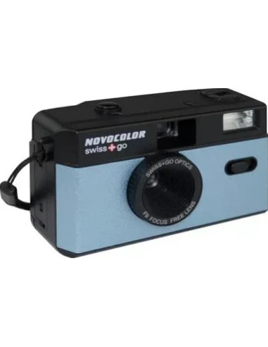 SWISS-GO Photo Camera Novocolor 35mm Ananlogica Blue