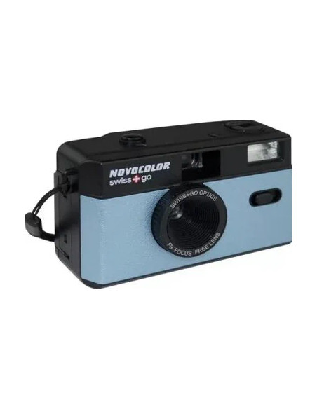 SWISS-GO Photo Camera Novocolor 35mm Ananlogica Blue