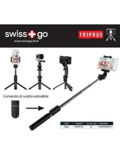 SWISS-GO Selfie Tripod Bluetooth VIP-01