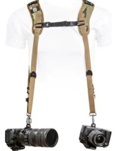 Double shoulder strap for multi-terrain camouflage cameras 2