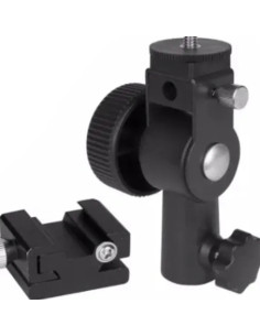 Speedlite Holder D flash adapter on spigot stand
