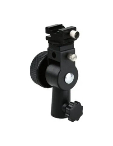 Speedlite Holder D flash adapter on spigot stand